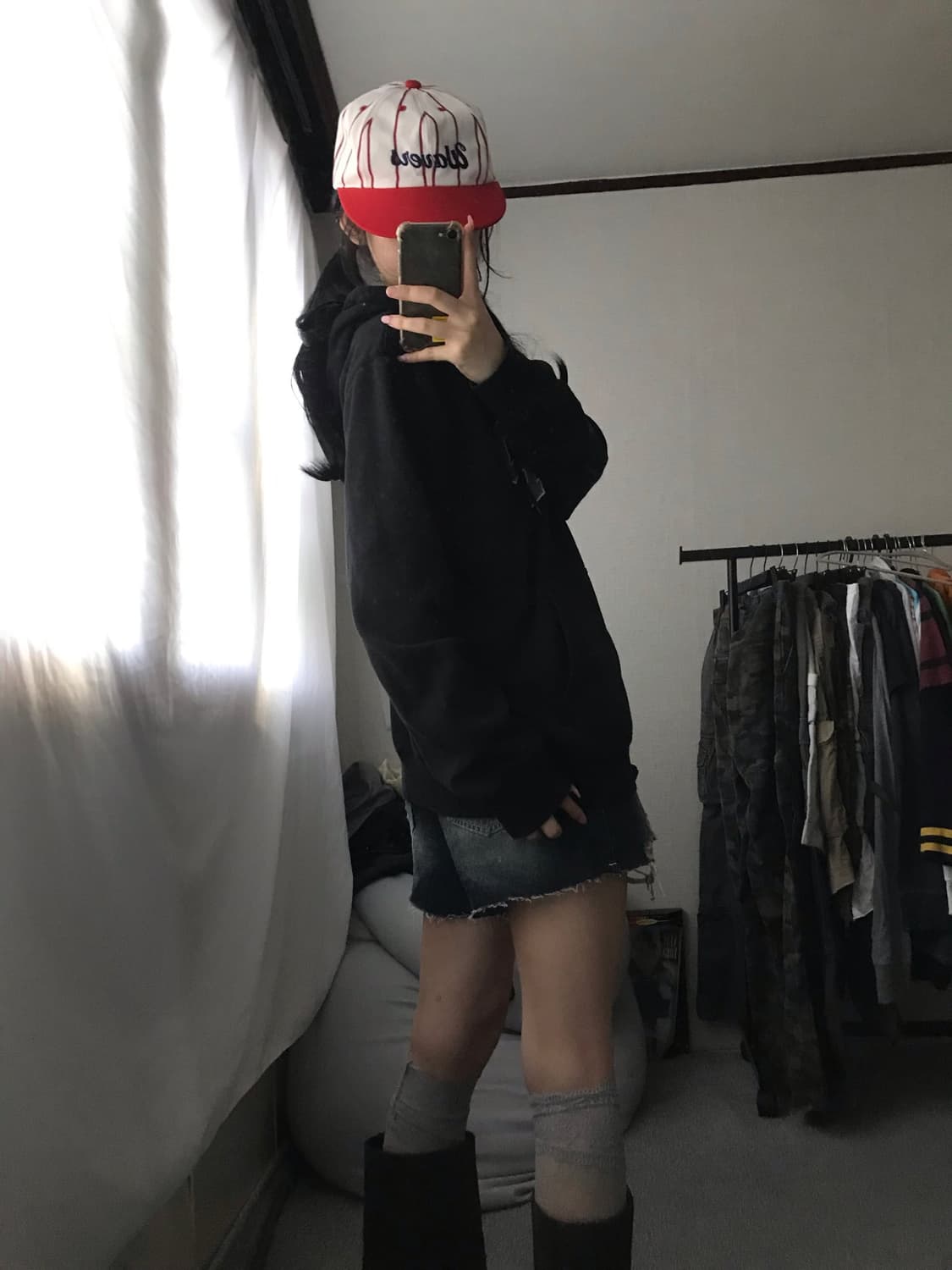 갭 블랙 후드집업 상품이미지3