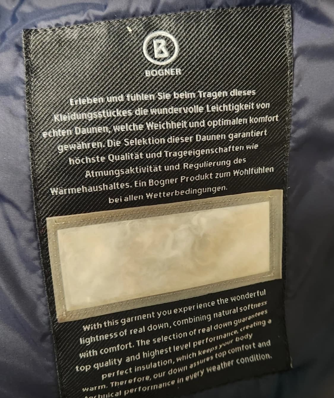 보그너 골프 구스패딩 100 상품이미지5