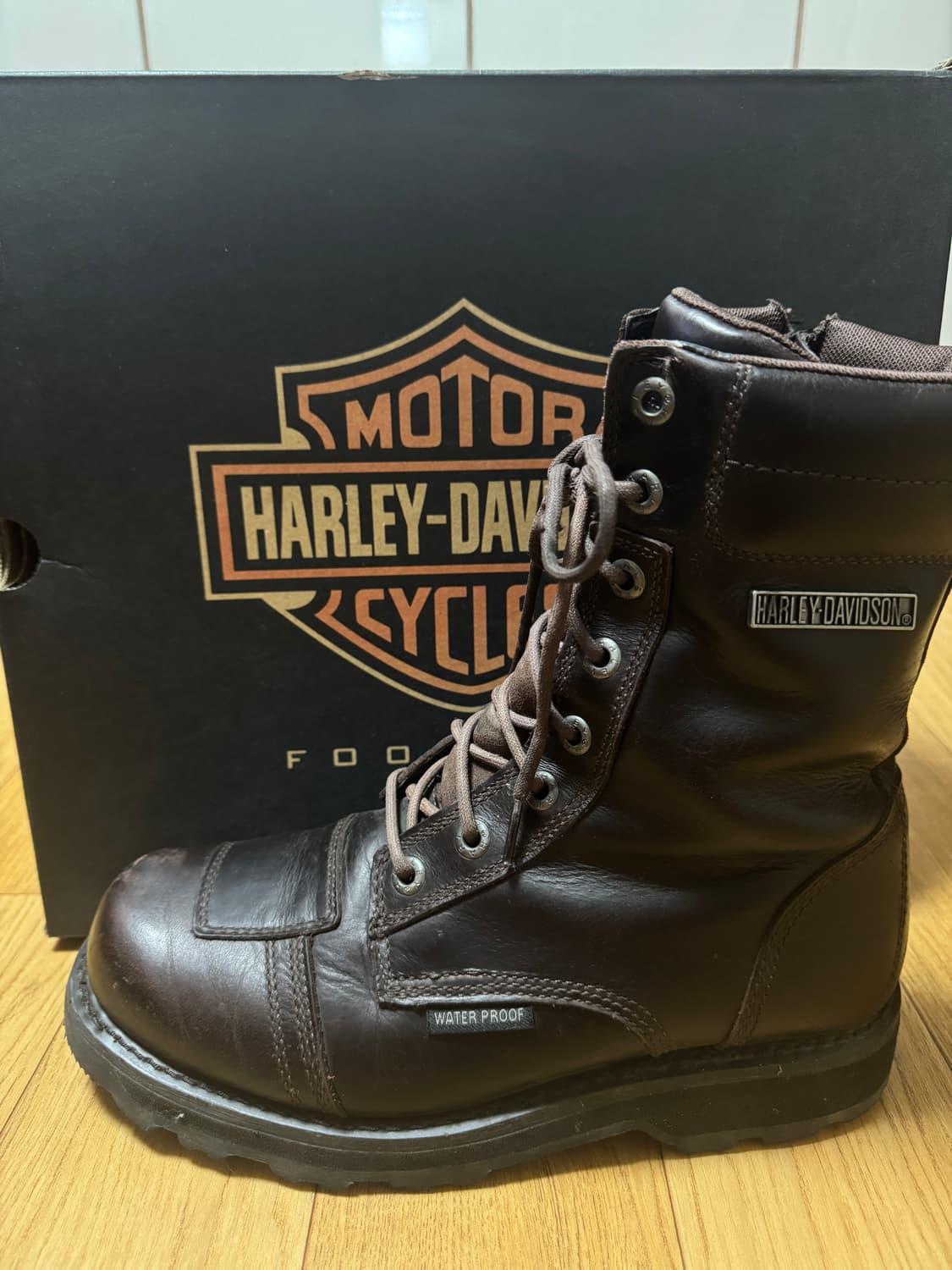 할리데이비슨 에저튼 모터사이클 부츠 상품이미지2