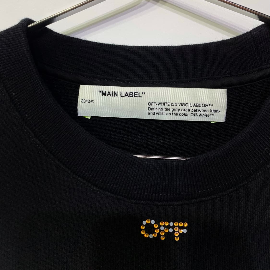 오프화이트 스톤 백 로고 맨투맨 상품이미지3