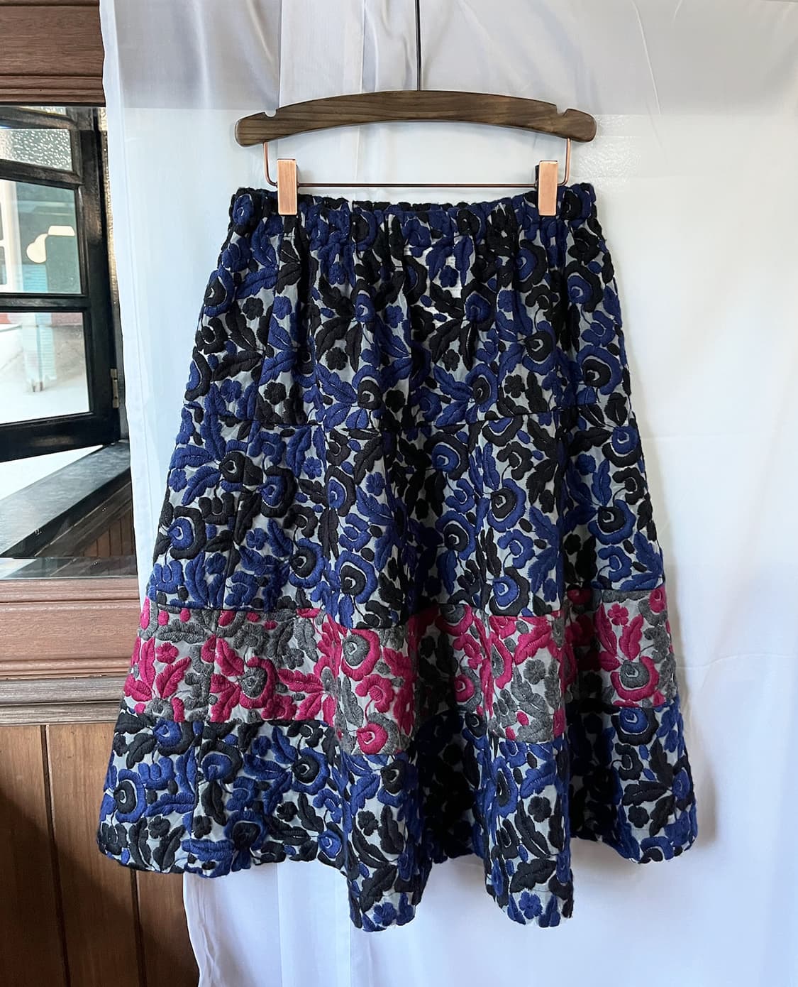 COMME DES GARCONS floral jacquard skirt 상품이미지8