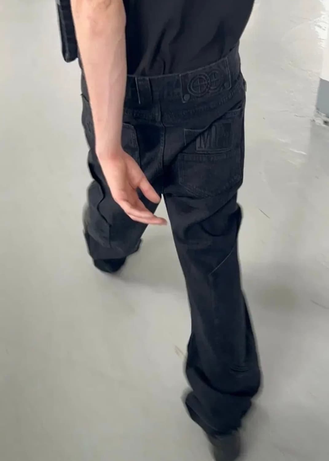 플라스틱프로덕트 카프 포켓 팬츠 M 블랙 상품이미지1