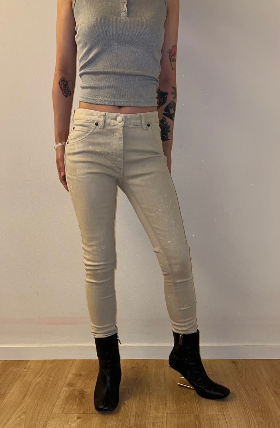 Maison Martin Margiela White Jean Pants 상품이미지1