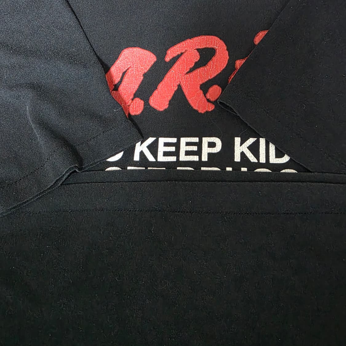 [XL] 90s 빈티지 DARE 티셔츠 블랙 ver.헤인즈 1 상품이미지3