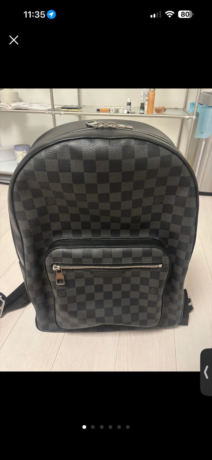 루이비통 다미에 백팩 블랙 상품이미지1
