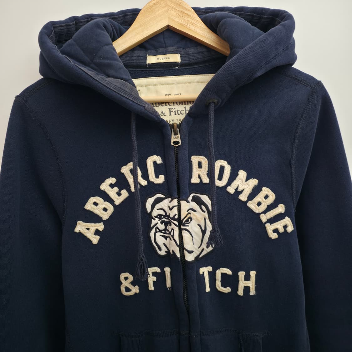 [M] 아베크롬비 네이비 후드집업 상품이미지2
