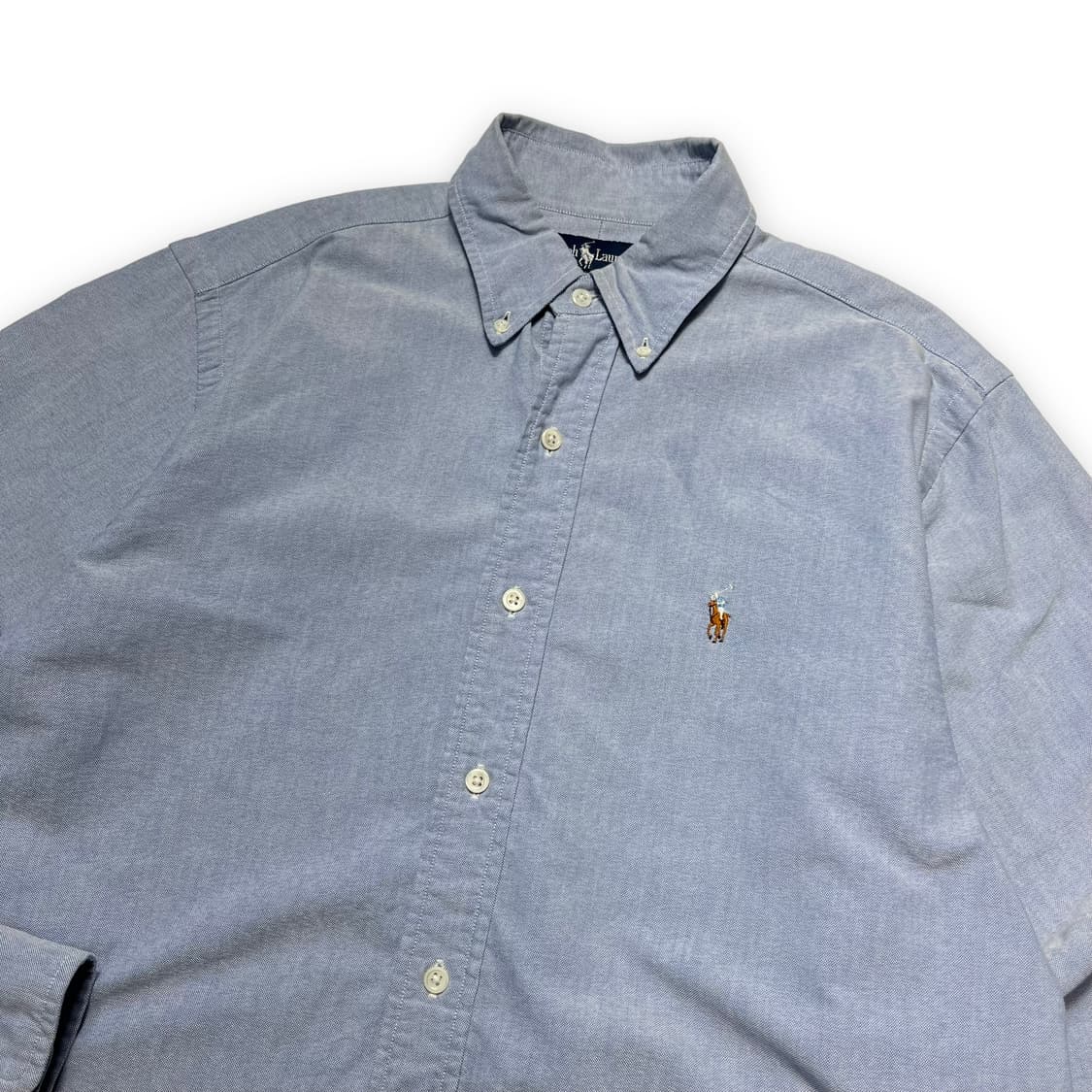 폴로 스카이블루 코튼 셔츠 상품이미지2