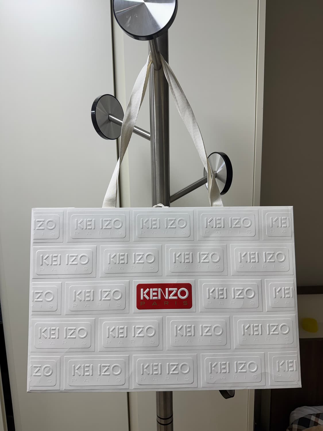 겐조 보케 플라워 자수 데님 트러커 자켓 네이비 블루 L사이즈 상품이미지6