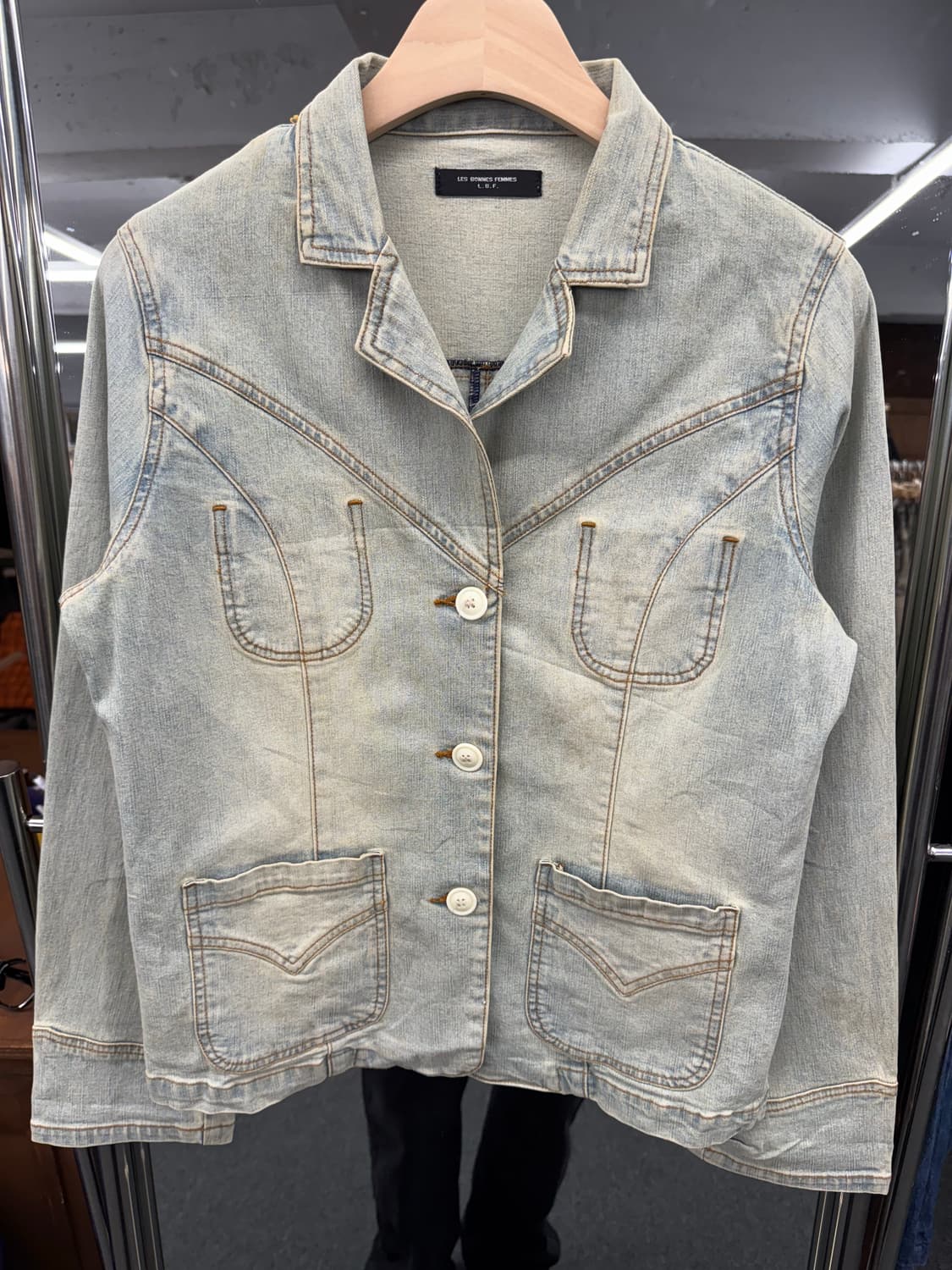 japanese vintage L.B.F 여성 데님자켓 상품이미지1