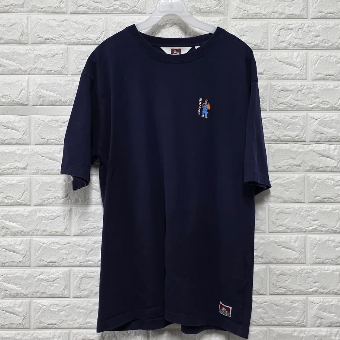 벤 데이비스 네이비 반팔 티셔츠 XL 상품이미지1