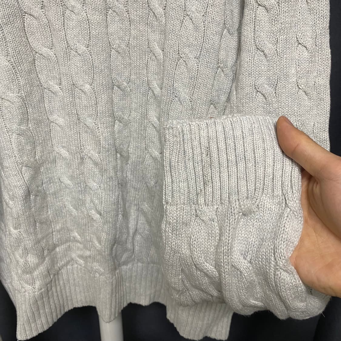 폴로 랄프로렌 꽈배기 니트 XL 상품이미지4