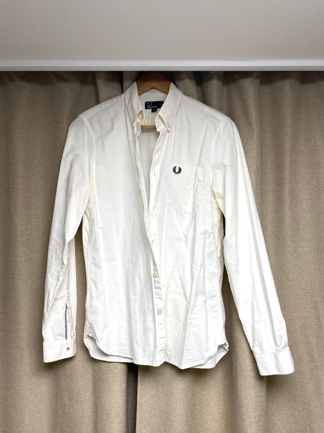 [M정품] 프레디페리 옥스포드 셔츠 아이보리 상품이미지1