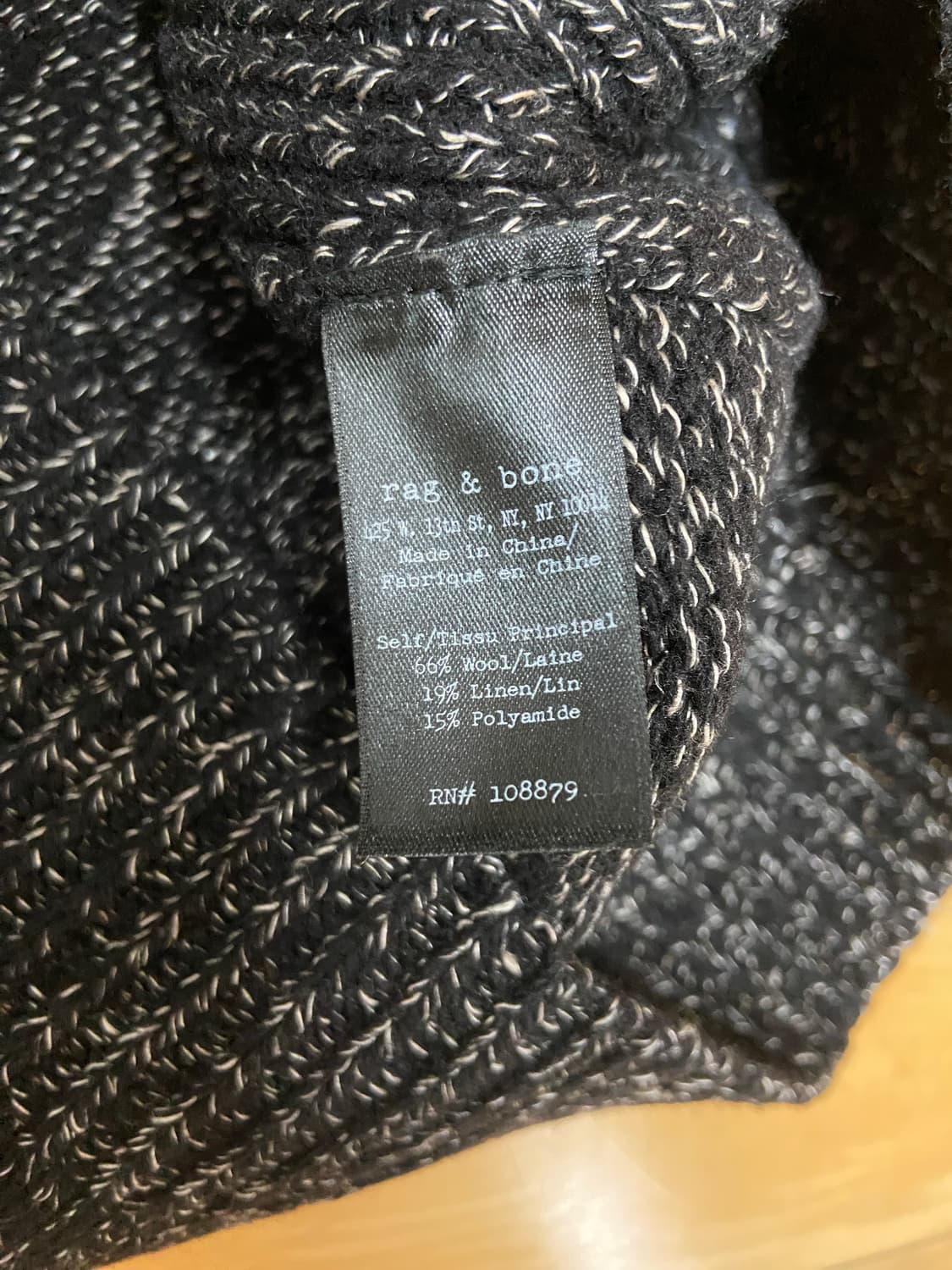 Rag&Bone 숄 가디건 XS 상품이미지4