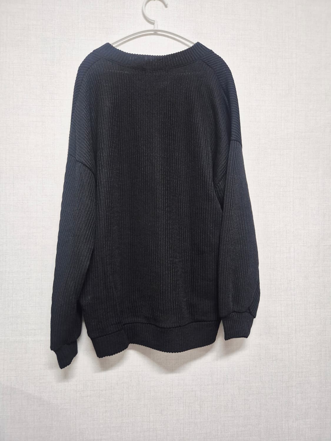 블랙 오버핏 니트 상품이미지2