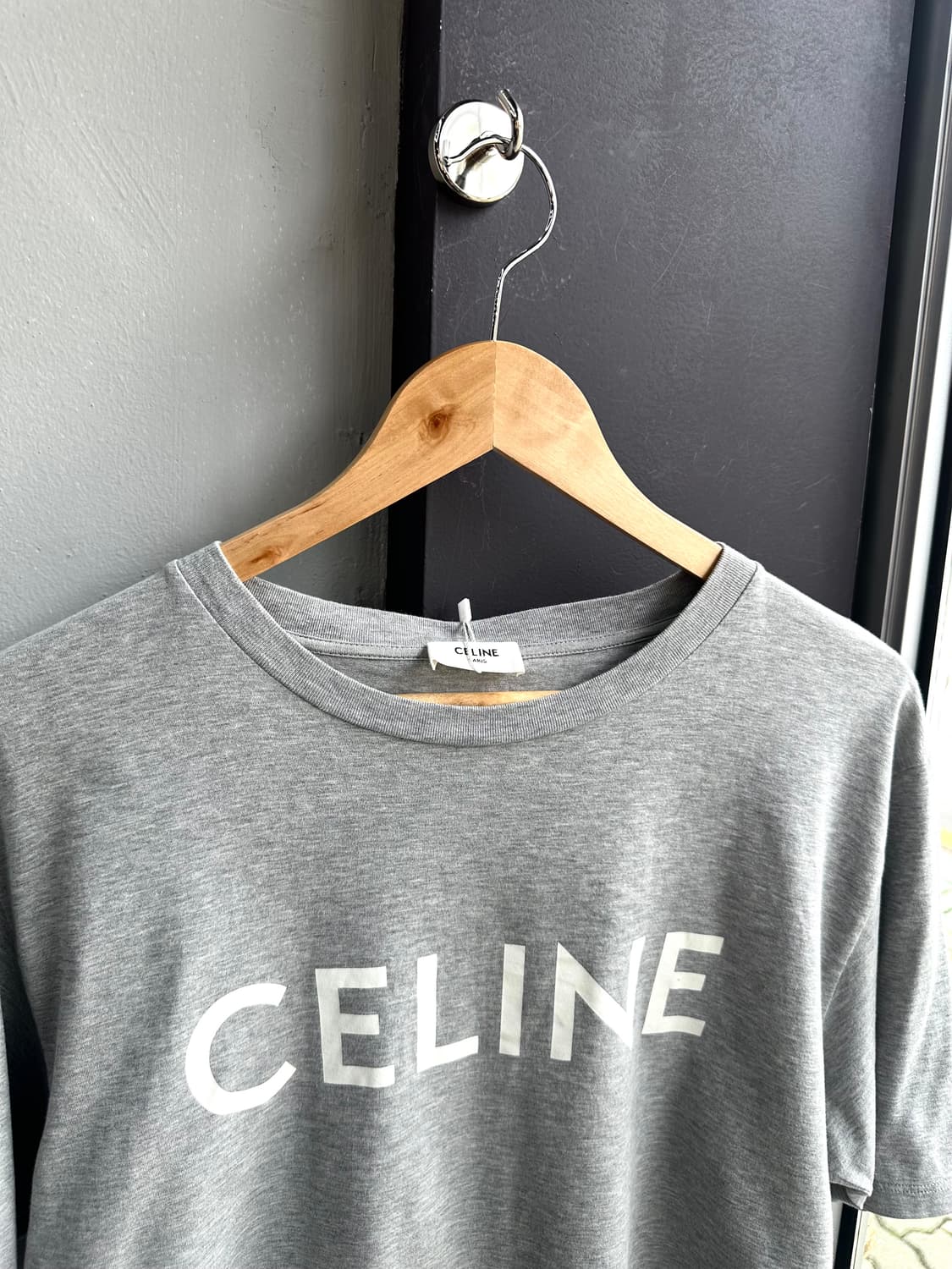 S/ 셀린느 프론트로고 크롭 반팔 상품이미지4