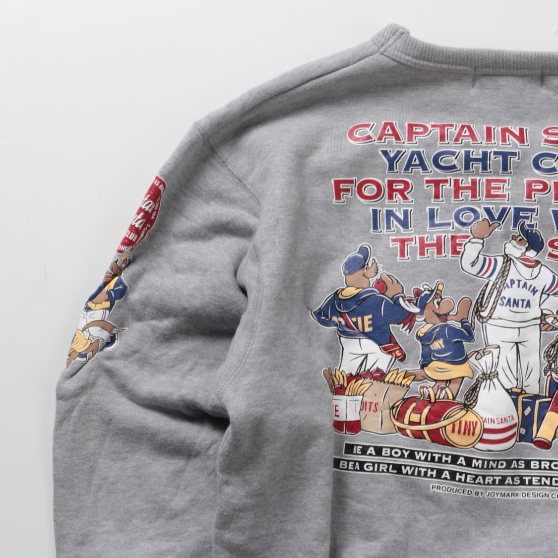 캡틴산타 그레이 프린팅 스웻셔츠   상품이미지7