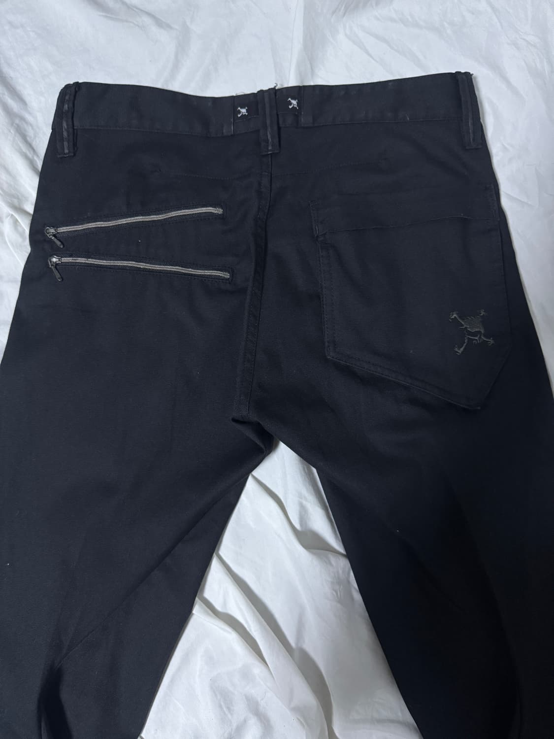 오클리 스컬 자수 로고 커브 팬츠 상품이미지1