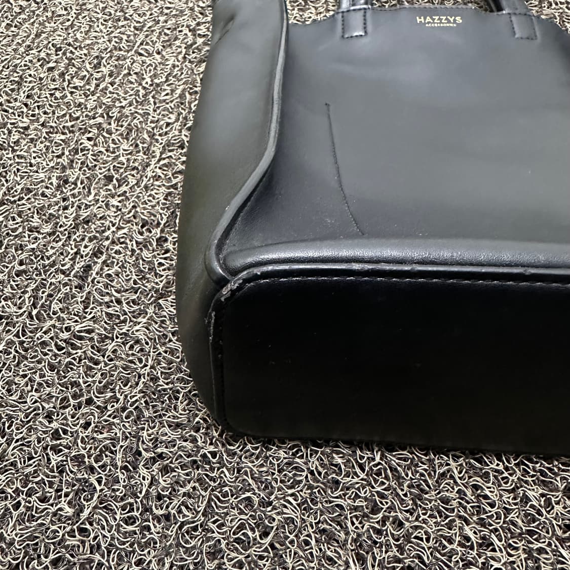 HAZZYS 헤지스 크로스백 토트백 가방 블랙 상품이미지7