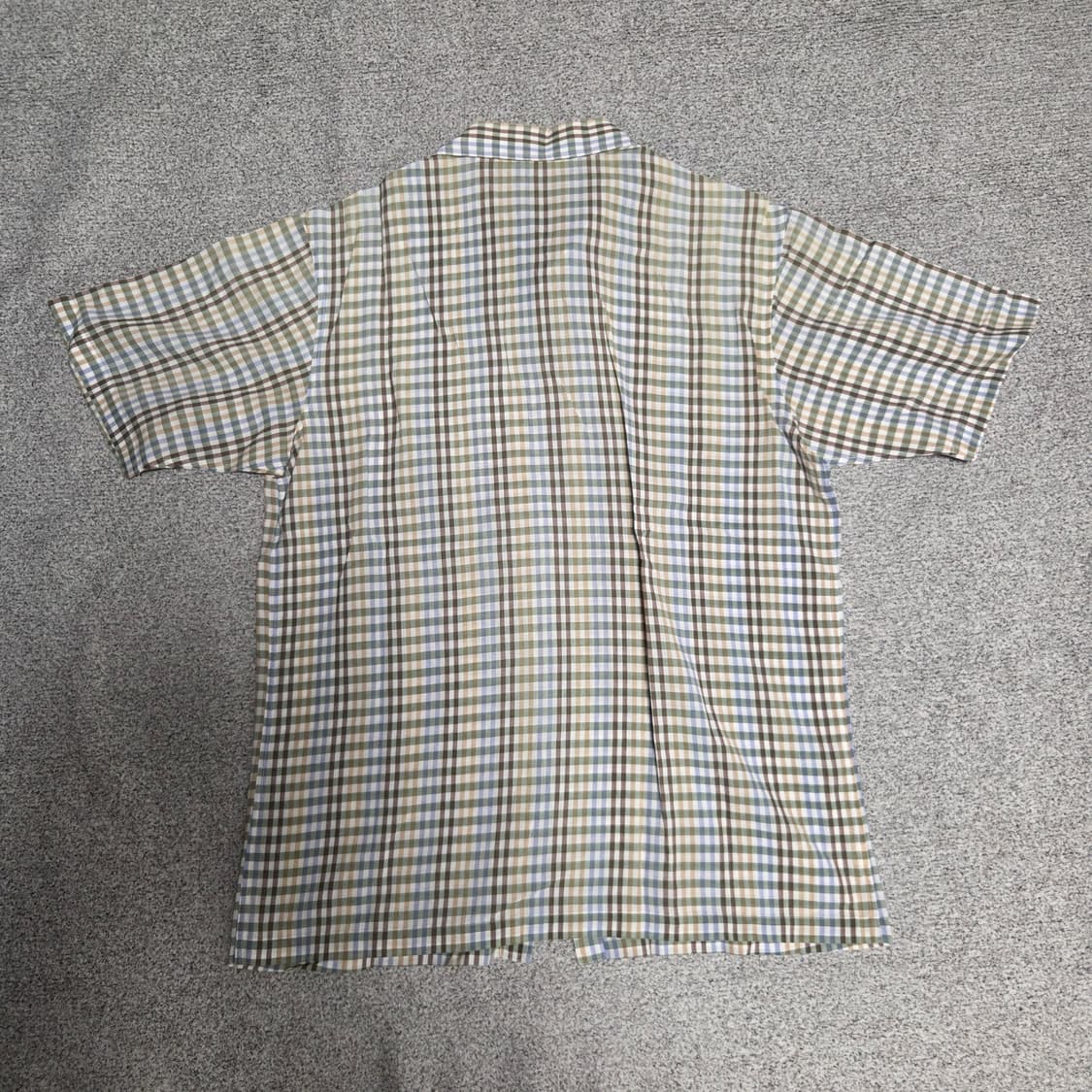 Field Lord 체크 반팔 셔츠 L(100) 상품이미지5