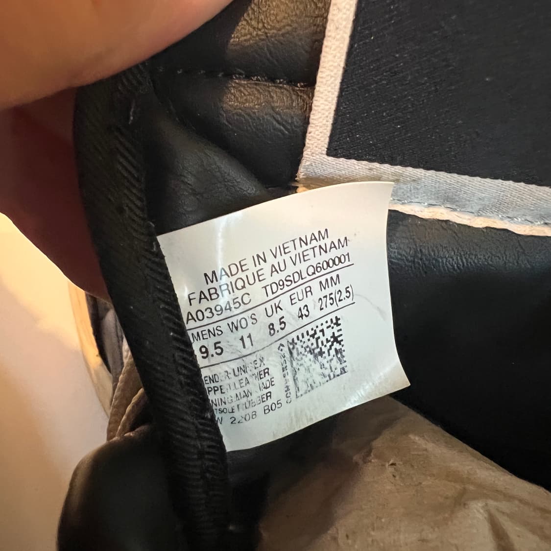 컨버스 x 릭 오웬스 다크쉐도우 터보웨폰 블랙 크림 상품이미지7