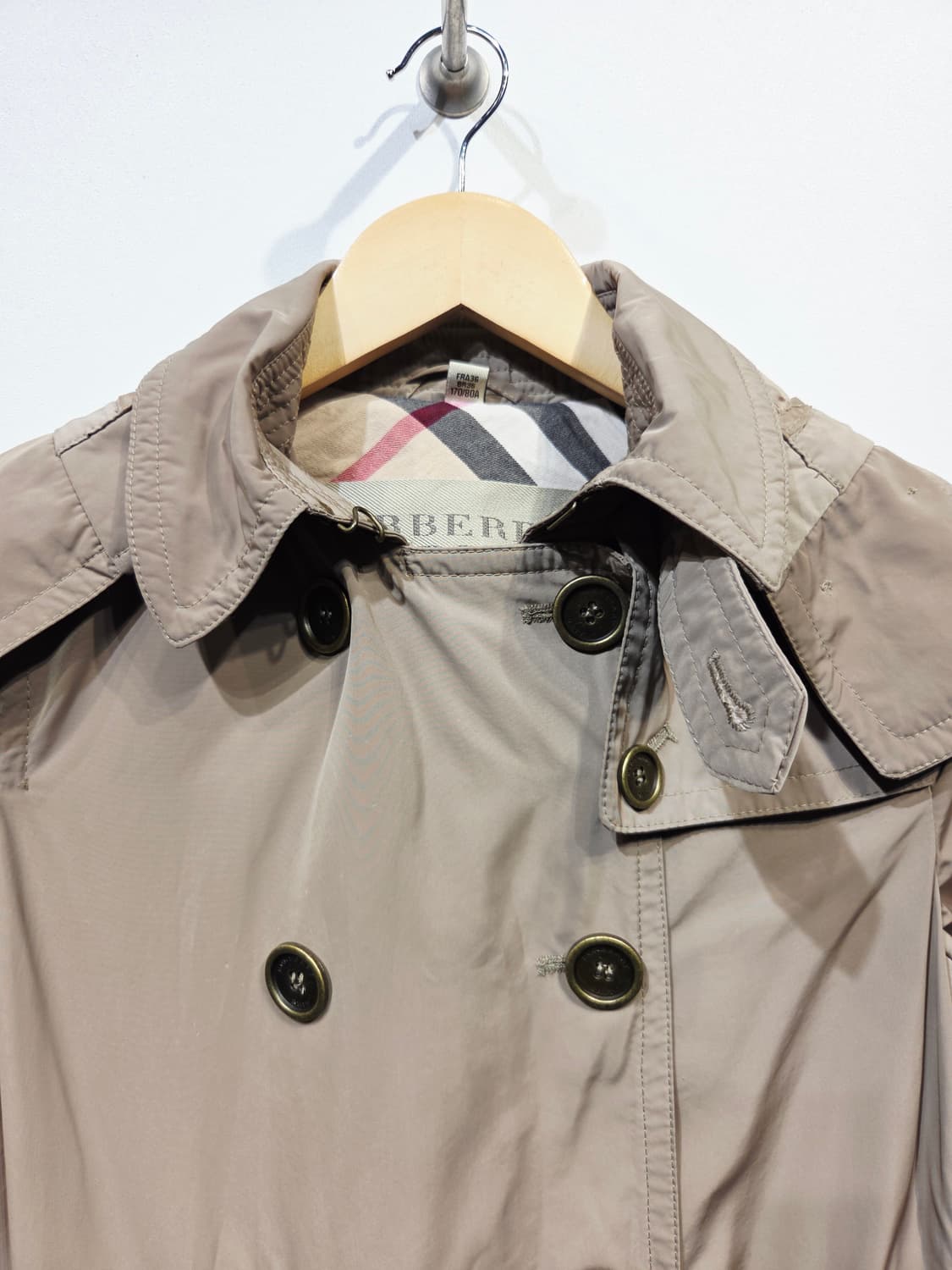 BURBERRY 버버리 브릿 후드 하프 트렌치 자켓 상품이미지3