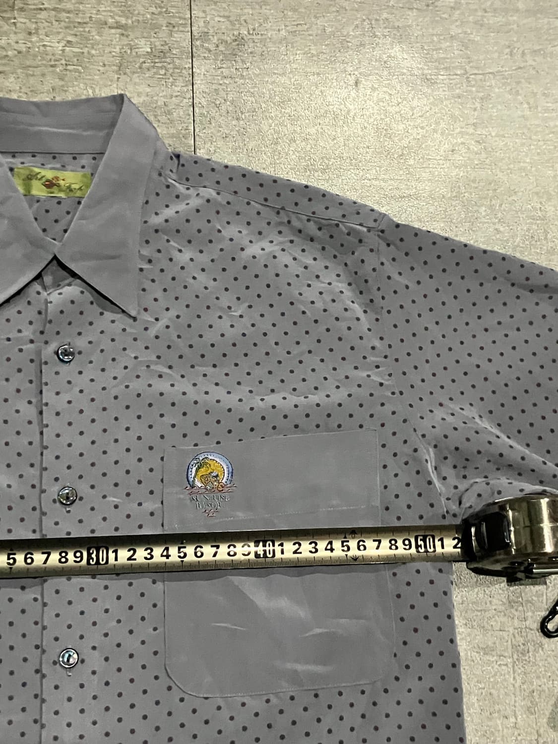 일본빈티지 Antfiah 올드스쿨아메카지 하구미모리걸 땡땡이도트셔츠 상품이미지2