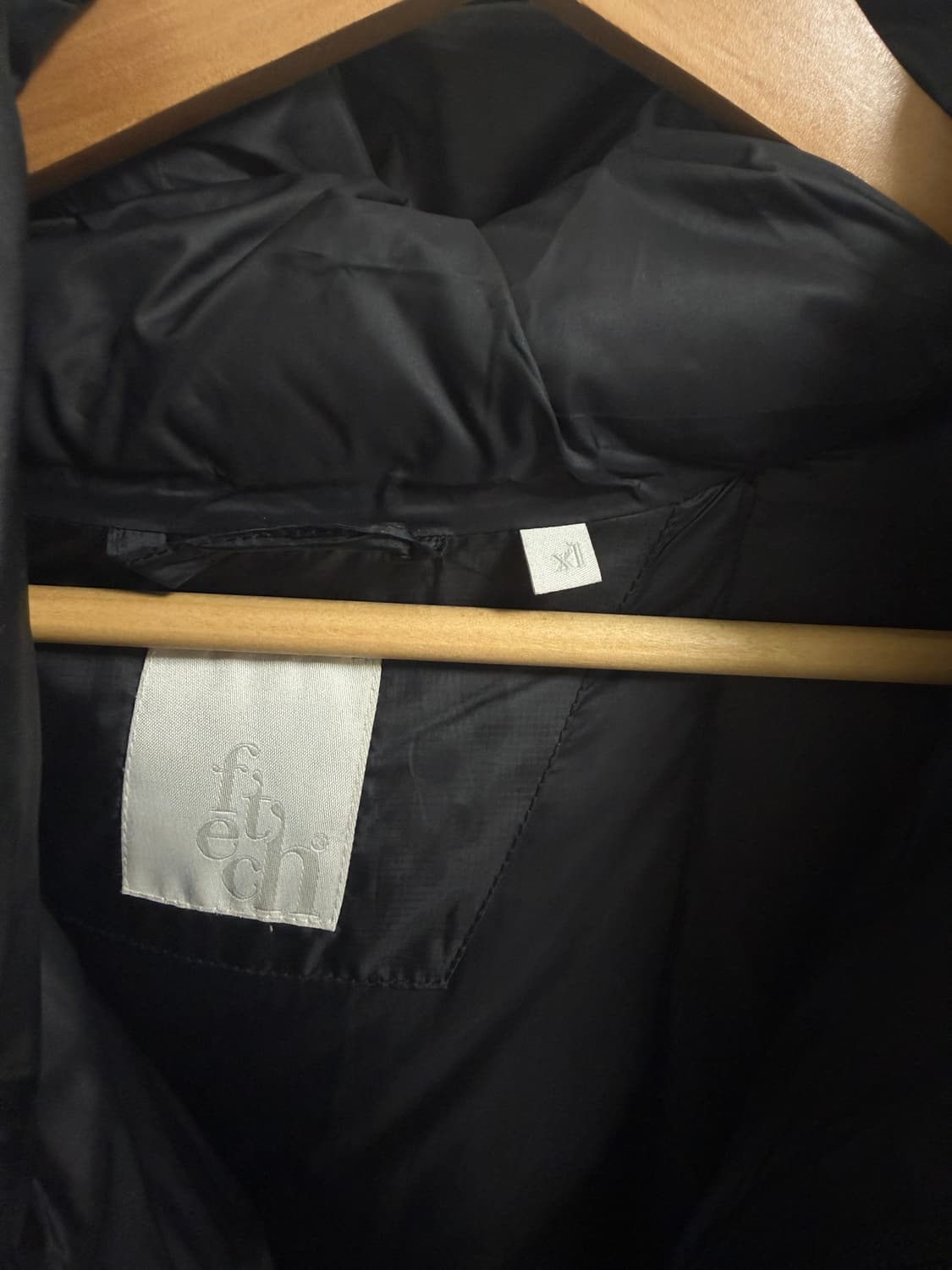 fetch 검정 레오파드 패딩 XL 상품이미지3