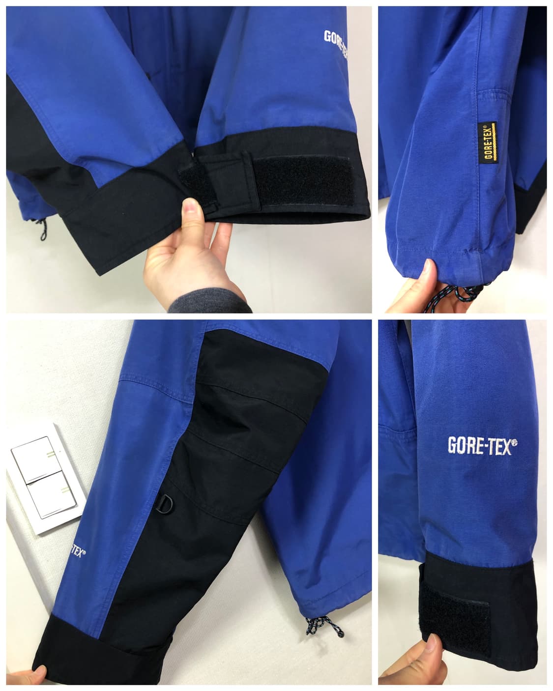 노스페이스 남성 마운틴 고어텍스 바람막이 자켓 2XL 110 _ 블루 상품이미지4