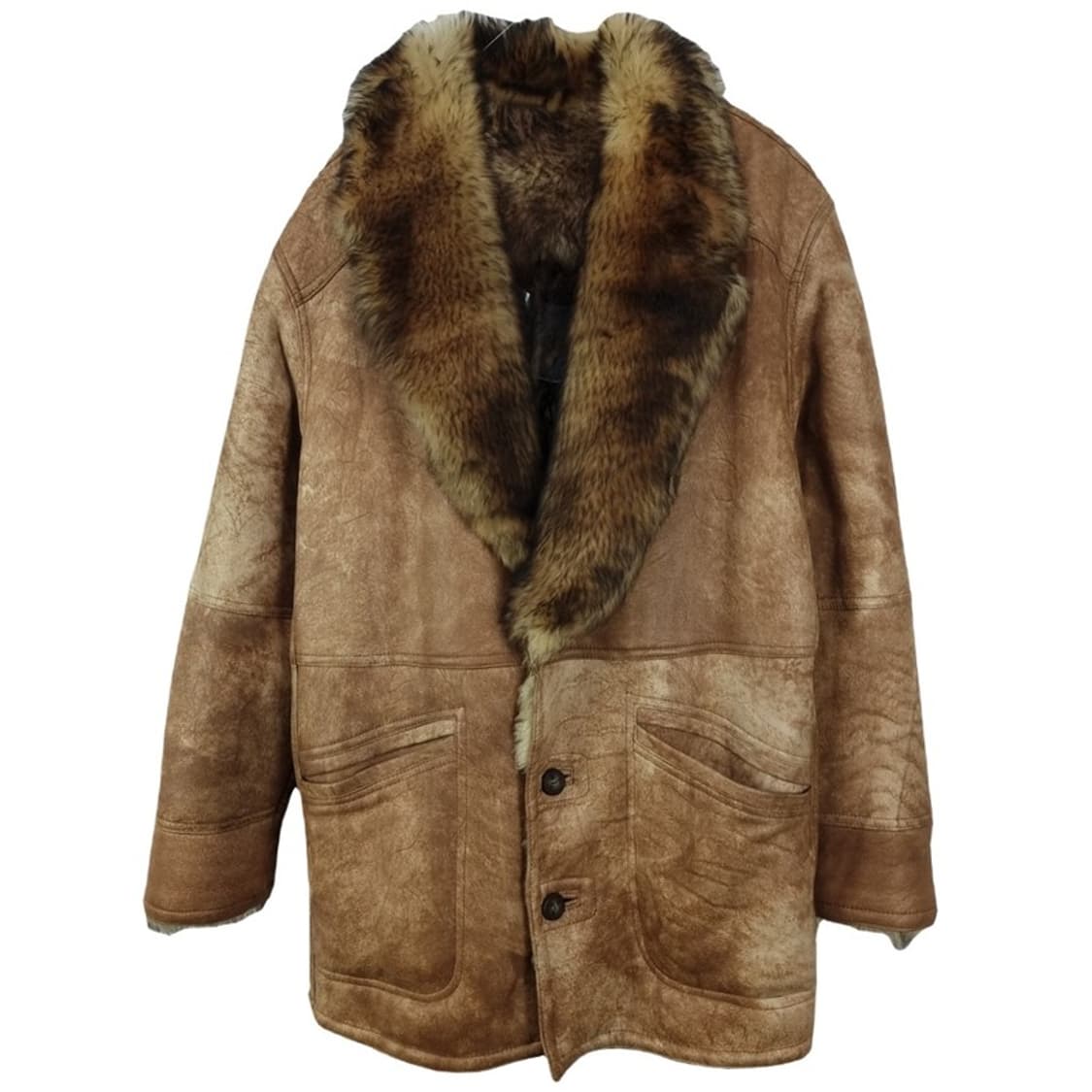 [니노 체루티] 리얼 양가죽 양모 빈티지 무스탕 자켓 M18671 상품이미지2