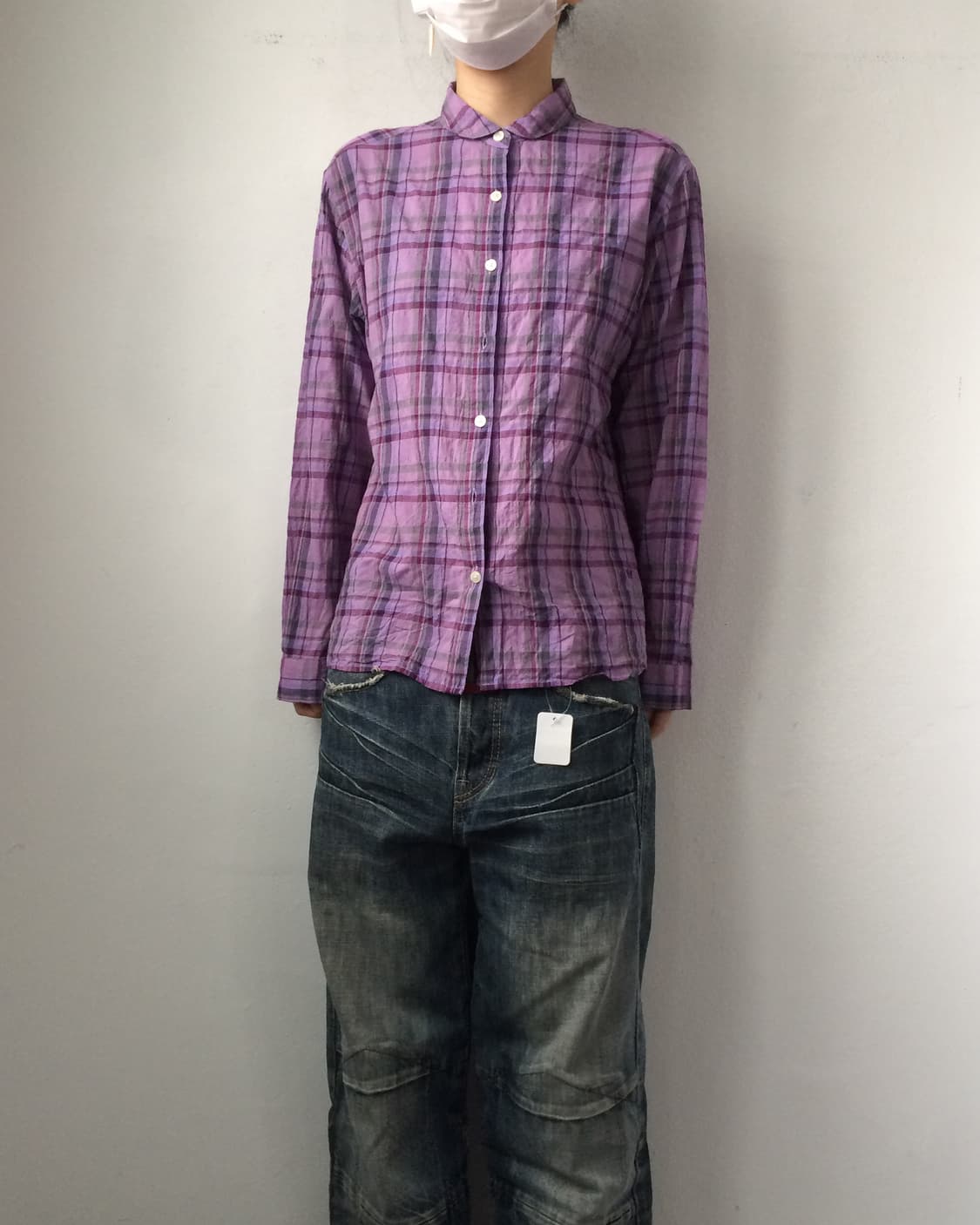 Check pattern shirt 상품이미지6