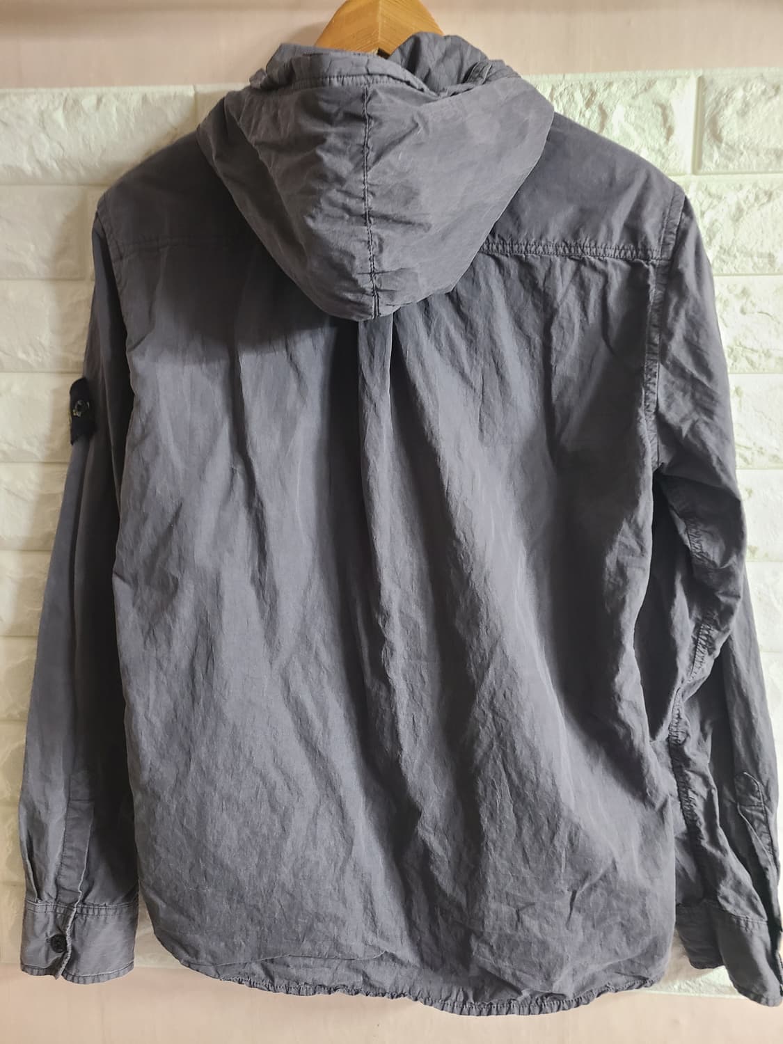 스톤아일랜드 후드 셔츠 그레이(95) 상품이미지5