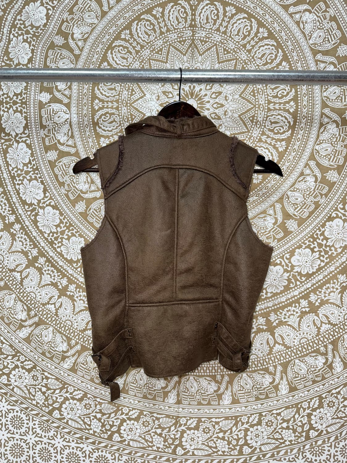 Papaya 양털 스웨이드 베스트 자켓  상품이미지6