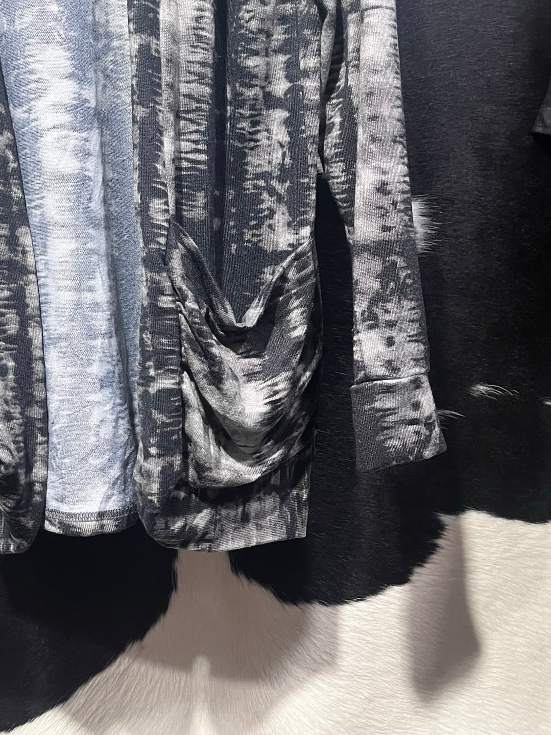 타이다이 패턴 오픈형 가디건 상품이미지4