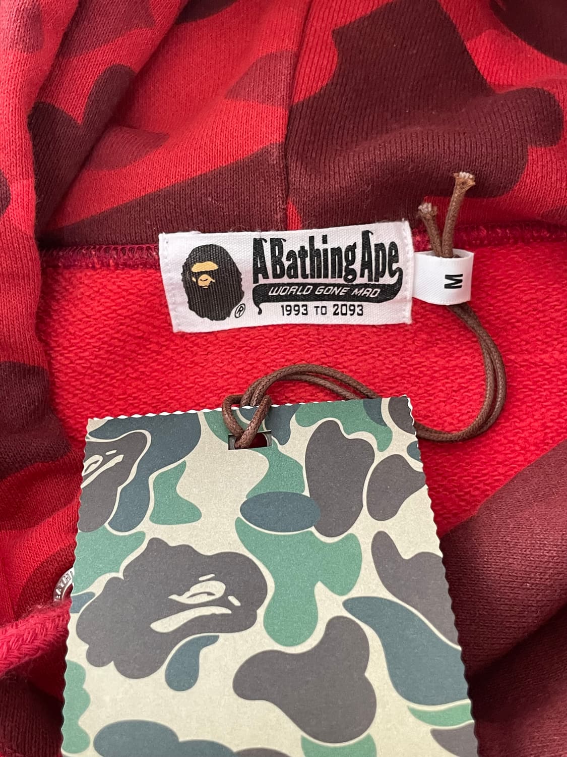 급처 베이프 정품 적계 카모 후드티 상품이미지5