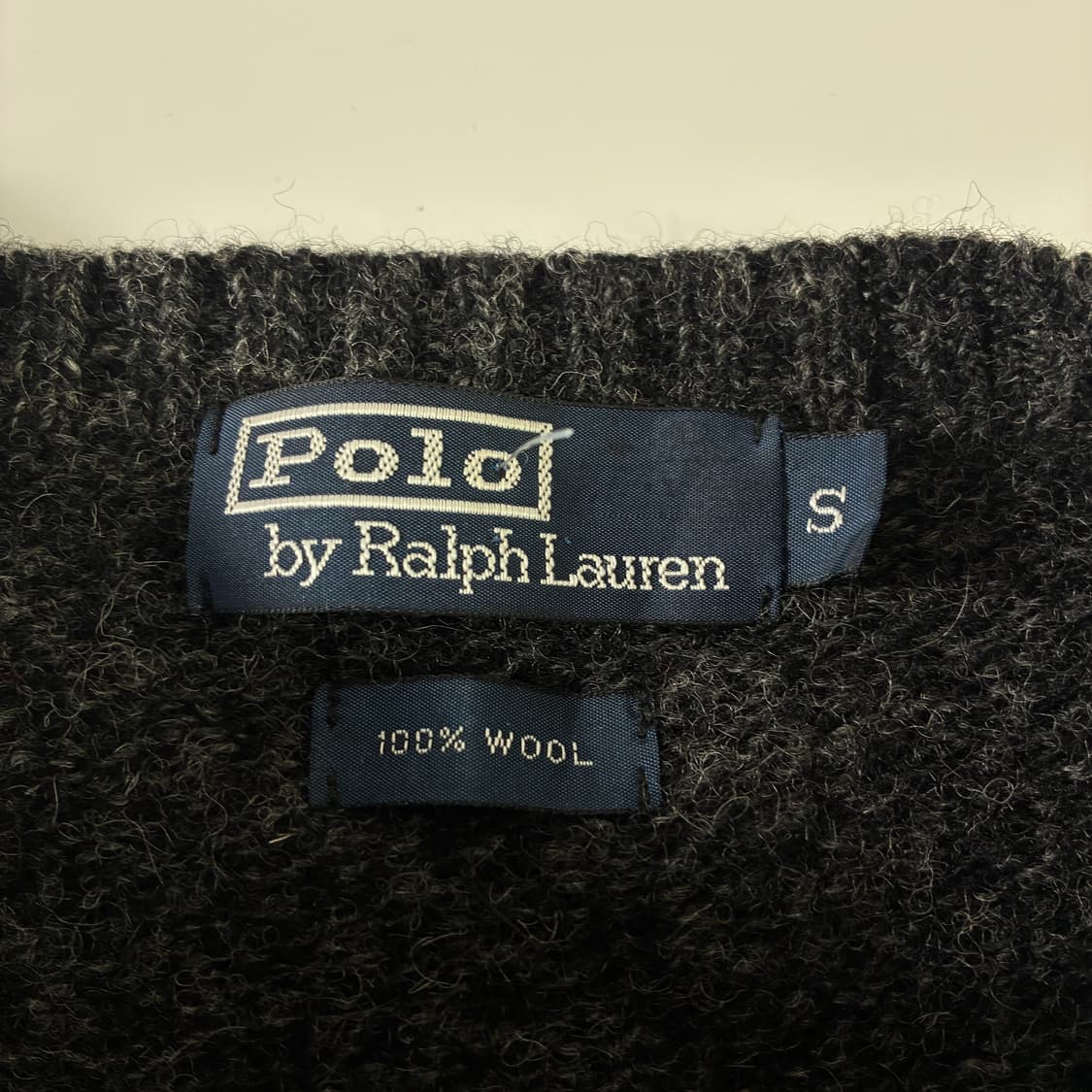 Polo  폴로 랄프로렌 차콜 울 엘보패치 니트  상품이미지4