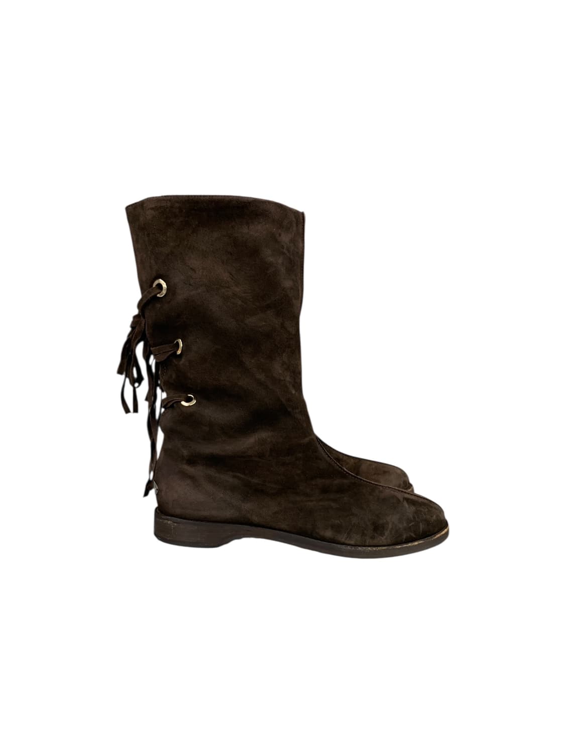 지미추 스웨이드 부츠 브라운 40(250) (Gr-3245) 상품이미지3