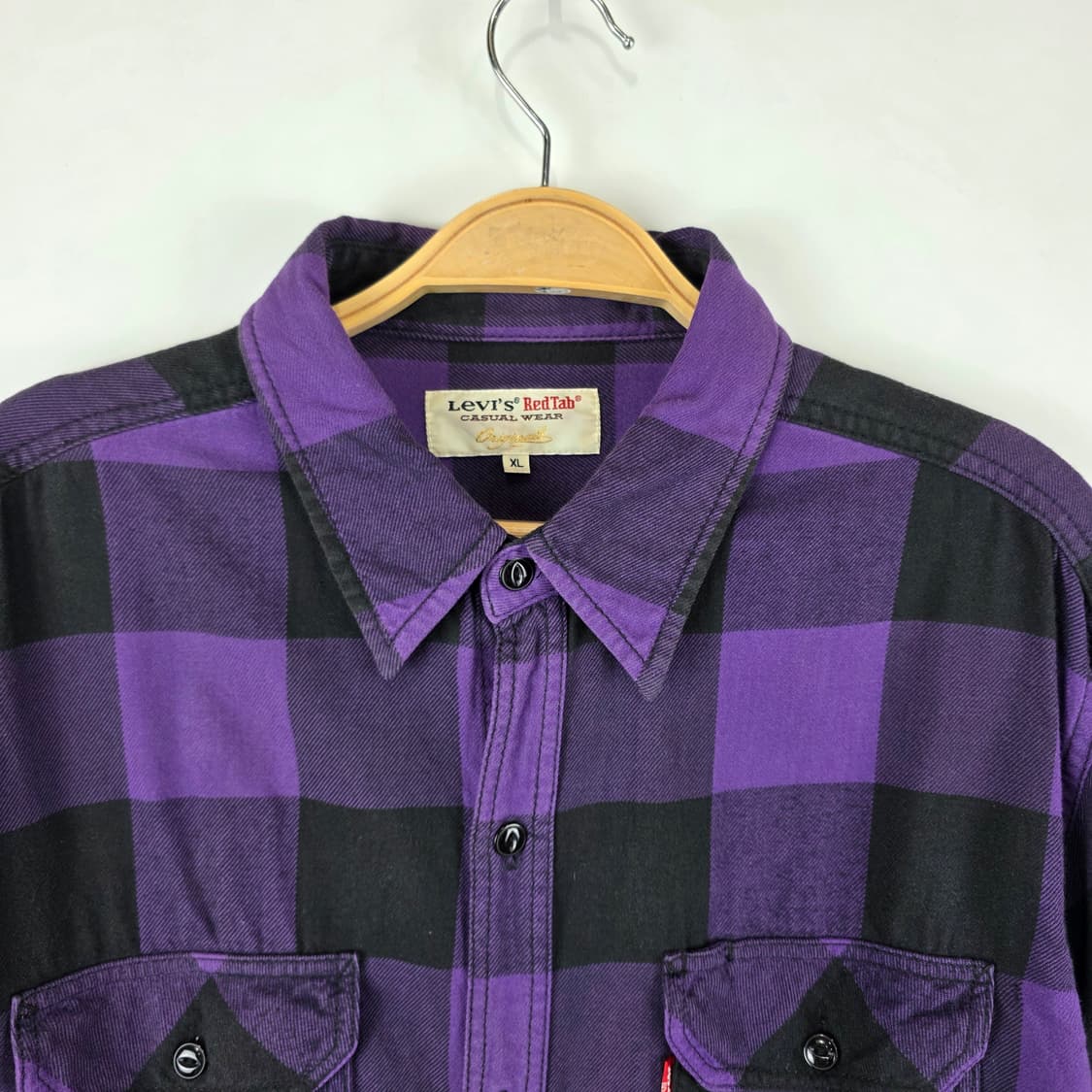 Levi's 레드탭 버팔로 체크 플란넬 셔츠 상품이미지3