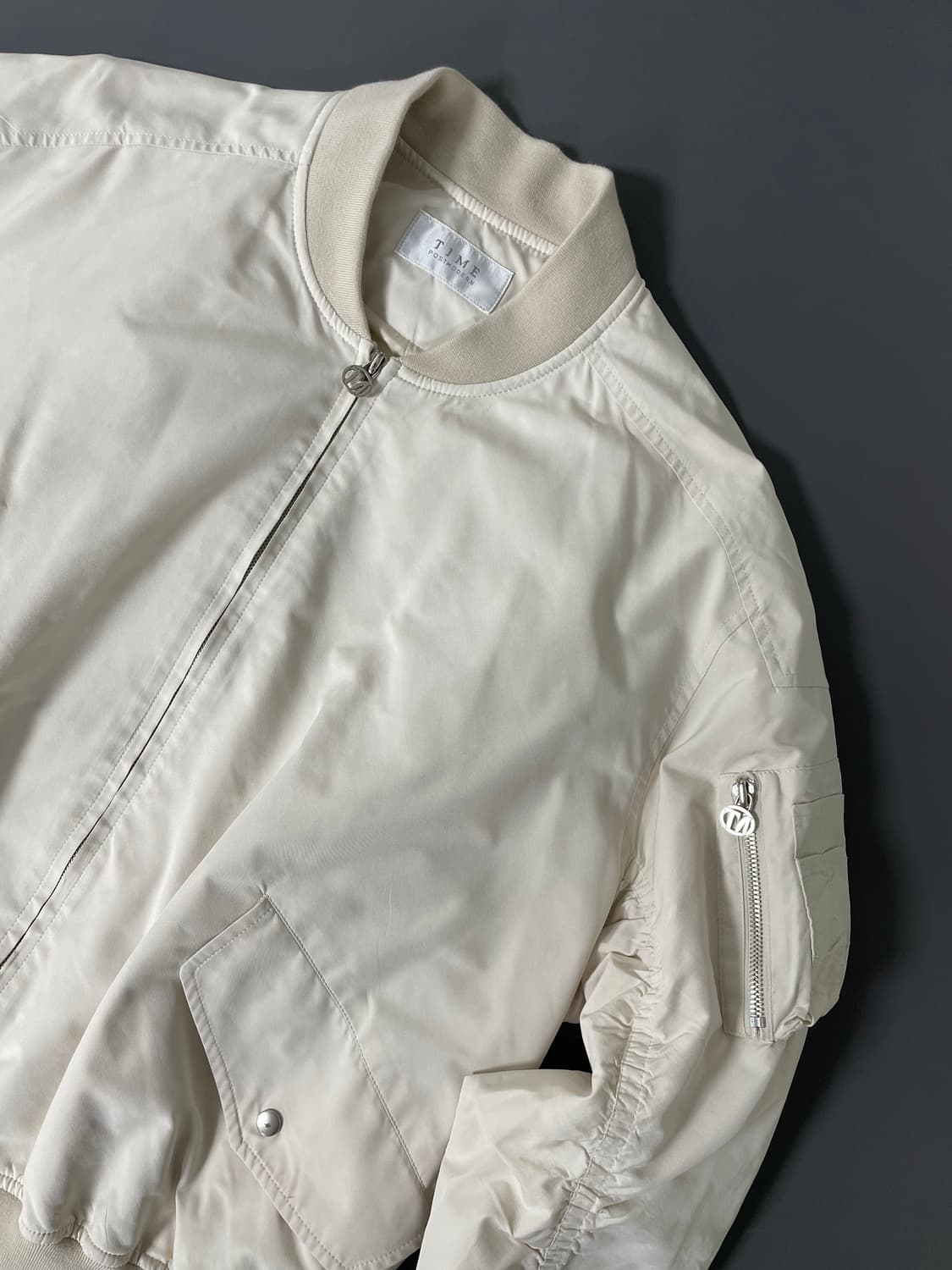 [F] 타임 AMOR 백프린팅 오버핏 MA-1 마원 항공점퍼 상품이미지3