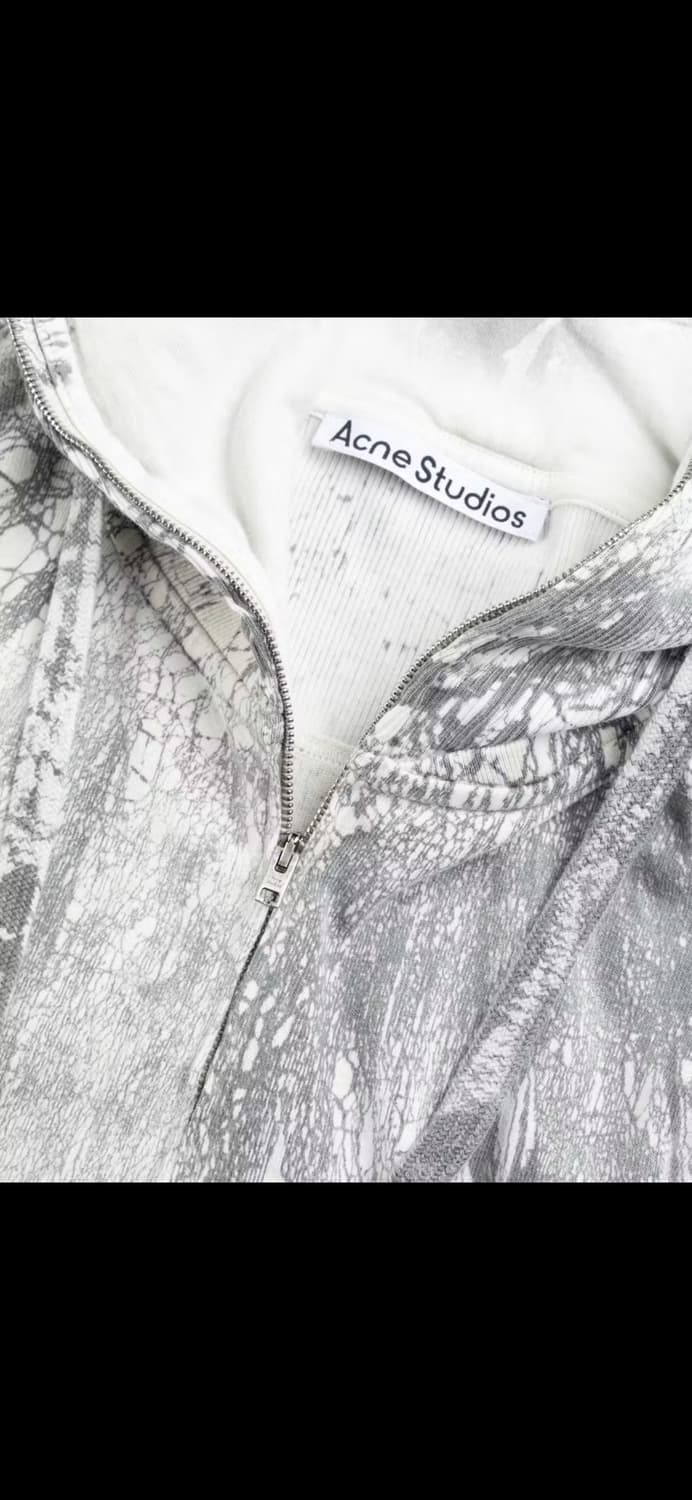 아크네 스튜디오 페이디드 하이넥 니트 집업 L 상품이미지9