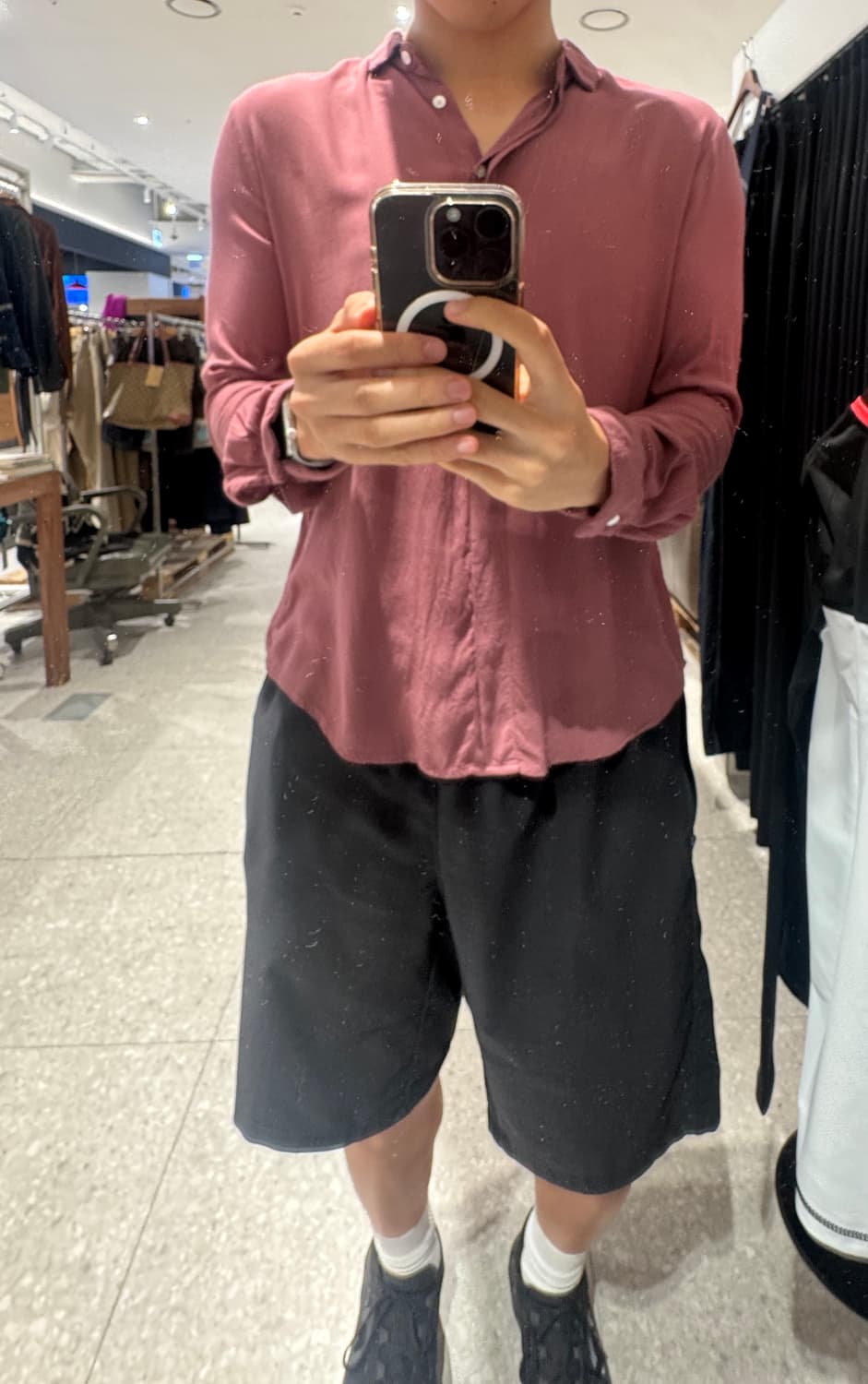 빈티지 레귤러핏 히든버튼 셔츠 상품이미지8