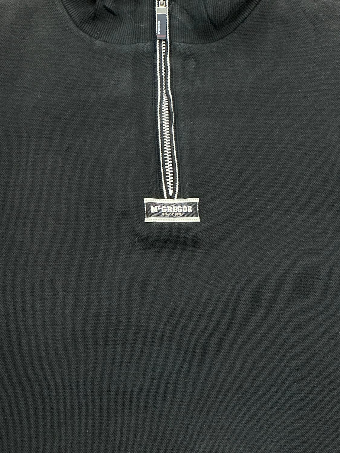 M)맥그리거 빈티지 블랙 하프집업 스웻셔츠 상품이미지4