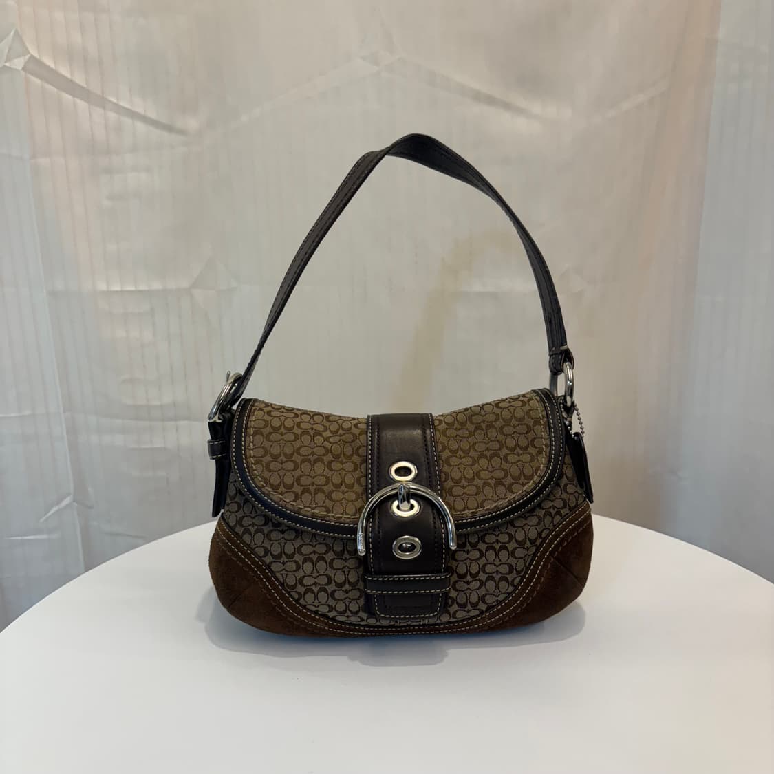 정품 코치 버클 호보백     상품이미지1