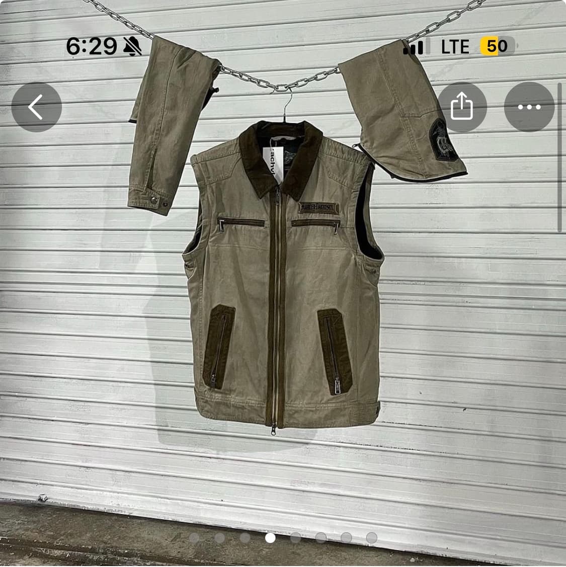 할리 데이비슨 자켓 실측  m사이즈 상품이미지4