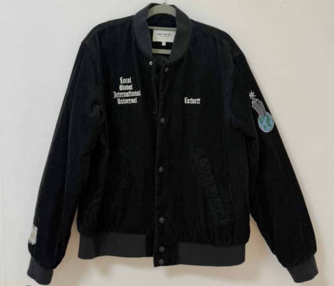 칼하트 코듀로이 바시티 자켓 상품이미지1