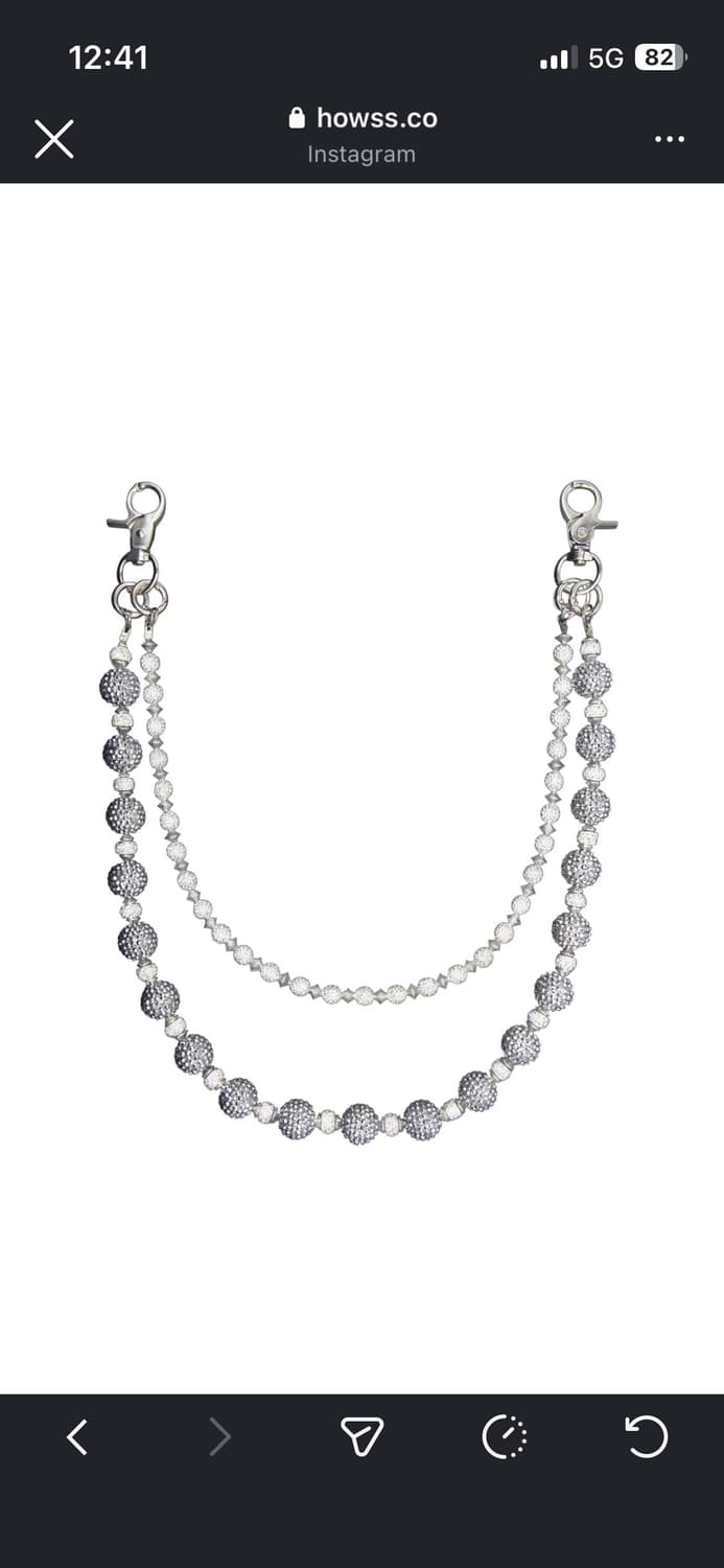 Howss 플레이보이카티 비즈 체인 키링 상품이미지1