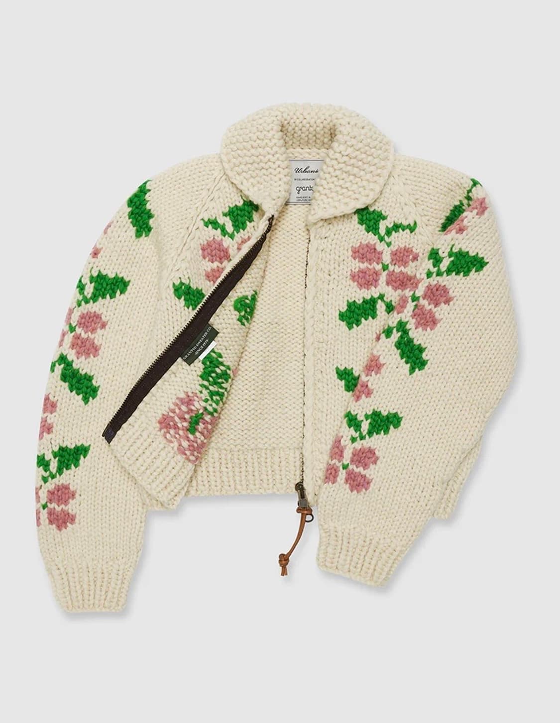 얼바닉30 플루메리아 핸드메이드 가디건 상품이미지2