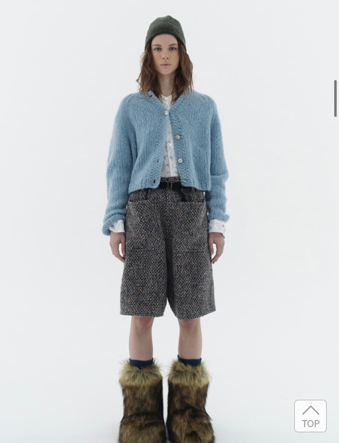 비아플레인 sally 핸드메이드 가디건 새상품 정품 상품이미지1