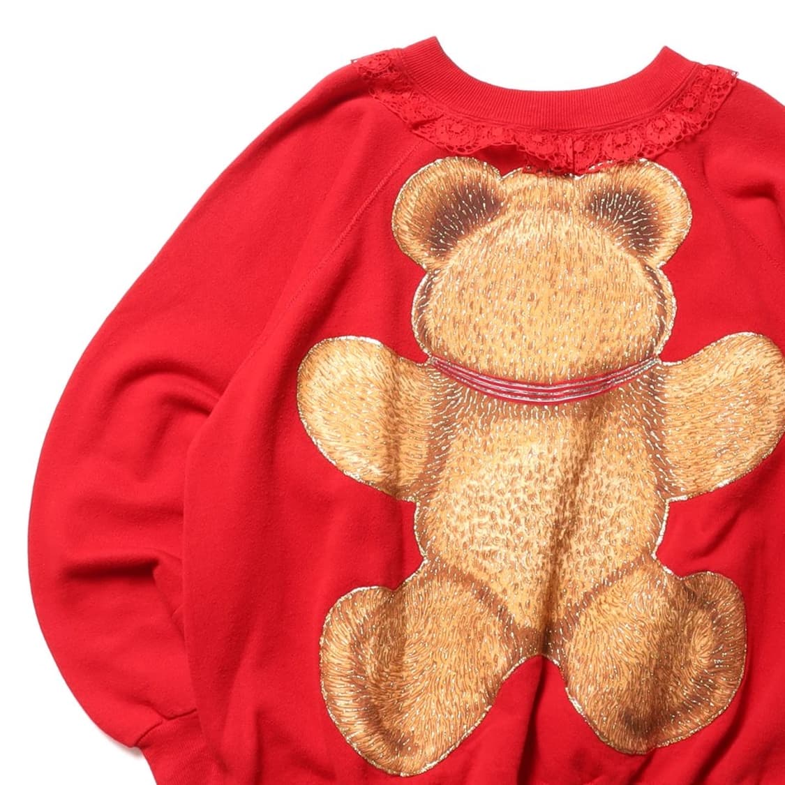 Ultra Sweats Frill Teddy Bear Sweatshirt 상품이미지5