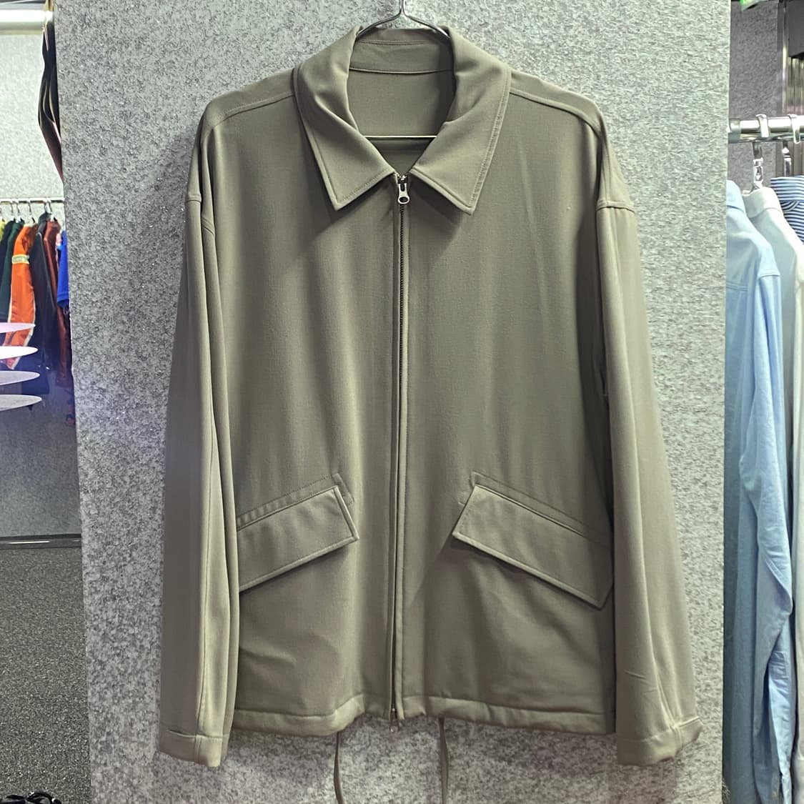 인사일러스 미니멀 블루종 자켓 B3184 상품이미지2