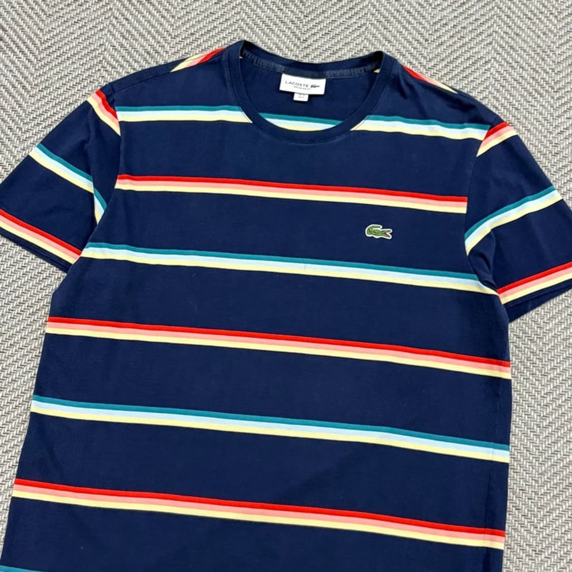 라코스테 단가라 로고 티셔츠 v3096 상품이미지3